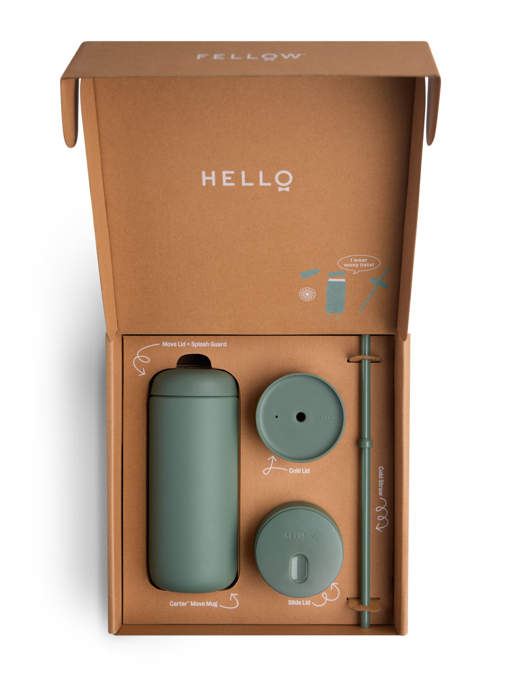 FELLOW Carter 3-in-1 Sip System (474ml/16oz)