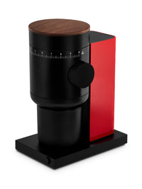 Photo of FELLOW Opus 2 Conical Burr Grinder (120V) ( Cherry Red + Walnut ) [ Fellow ] [ Electric Grinders ]