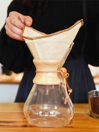 Photo of CoffeeSock Large CHEMEX® Filter (6-13 Cup) ( ) [ CoffeeSock ] [ Cloth Filters ]