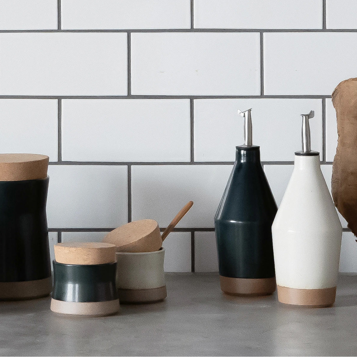 KINTO Ceramic Lab Oil Bottle 300ml