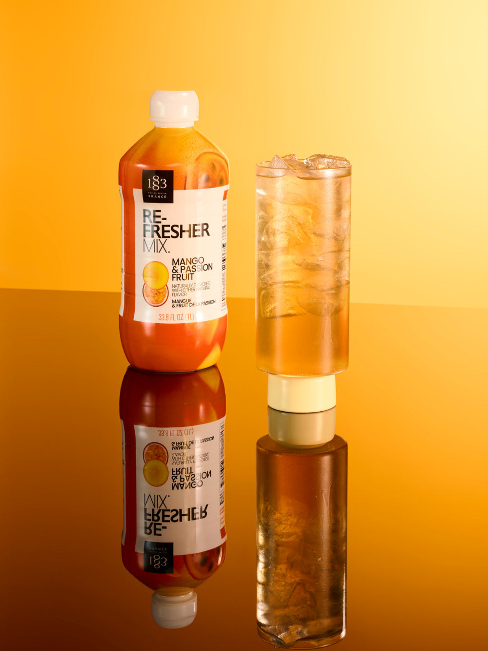Photo of 1883 Mango & Passion Fruit Refresher Mix (1000ml/33.8oz) ( ) [ 1883 ] [ Drink Concentrate ]