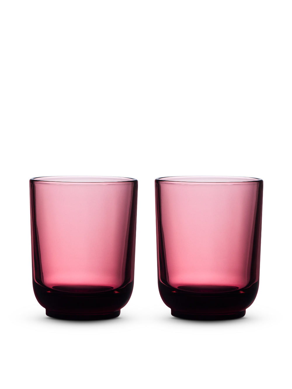 Photo of FELLOW Pirch Latte Glass (325ml/11oz) ( Garnet 2-Pack ) [ Fellow ] [ Coffee Glasses ]