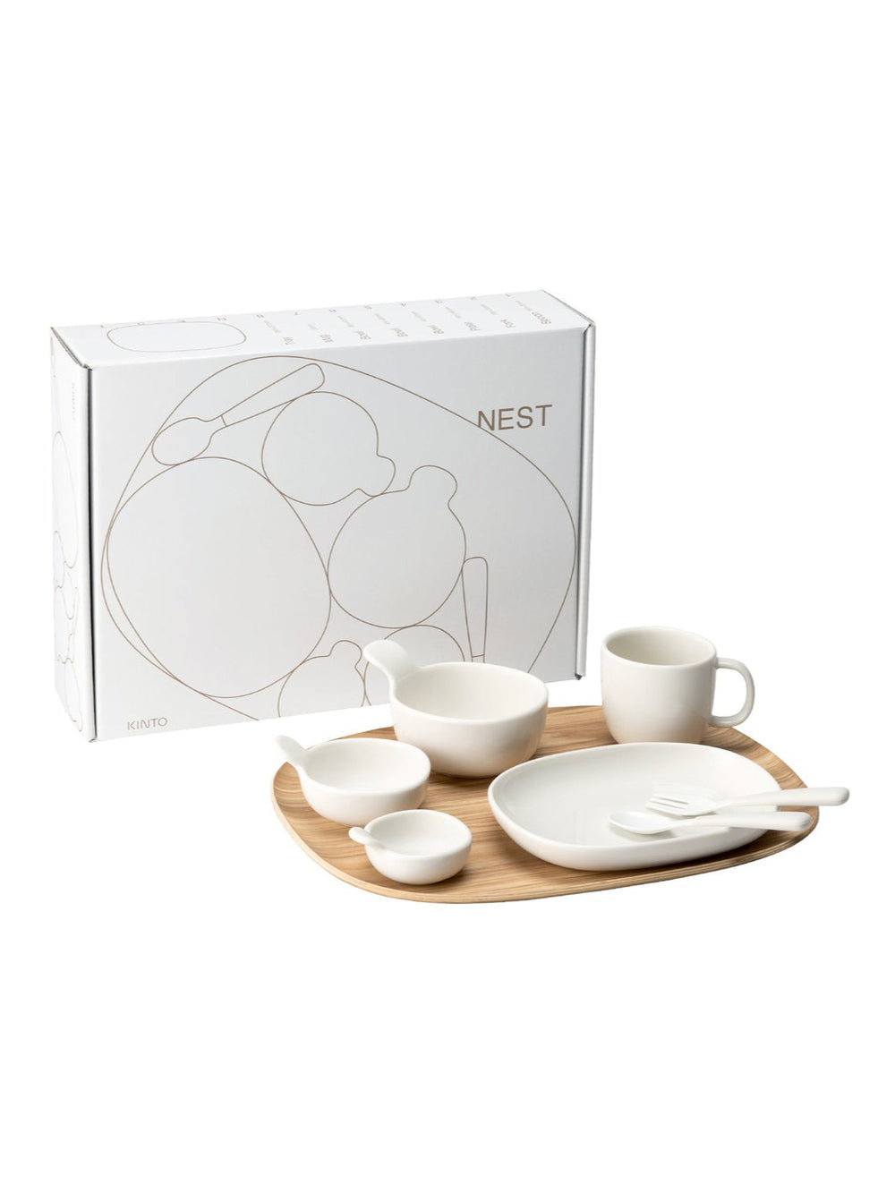Photo of KINTO NEST Set (8-Piece) ( White ) [ KINTO ] [ Kitchen ]