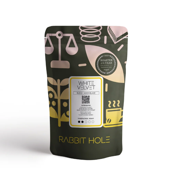 Rabbit Hole - White Velvet