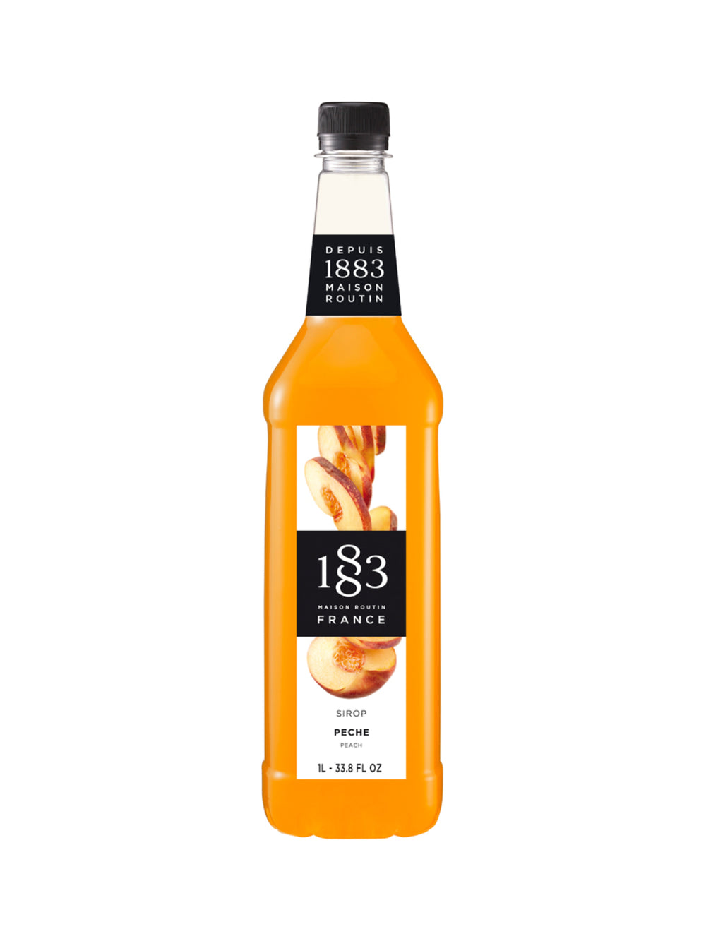 Photo of 1883 Peach Syrup (1000ml/33.8oz) ( Default Title ) [ 1883 ] [ Syrup ]