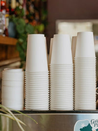 Photo of LITTLE GREEN PANDA Home Compostable Paper Cup (1000-Pack) (White) ( ) [ Little Green Panda ] [ Single Use Cups ]