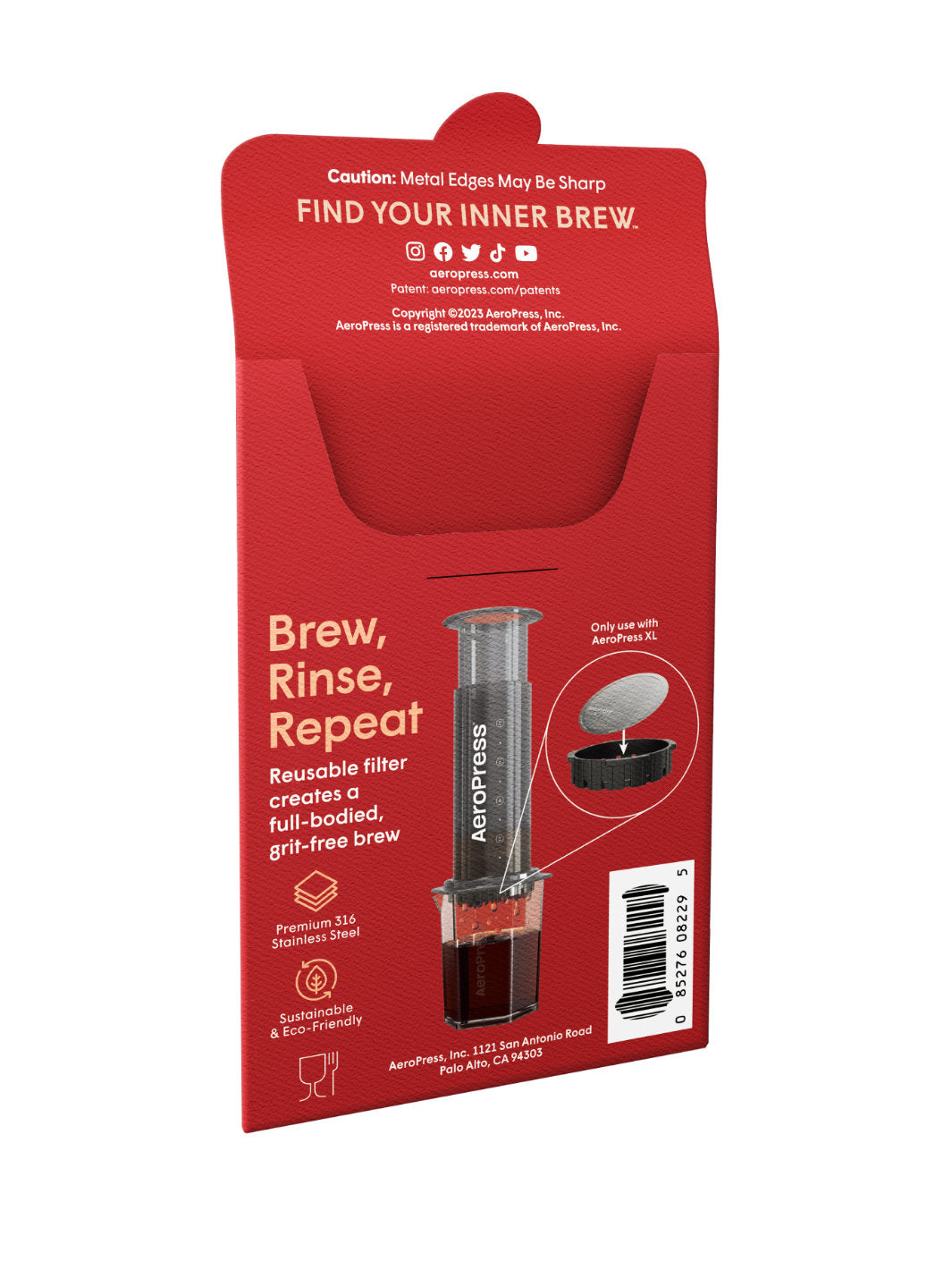 AeroPress XL Stainless Steel Reusable Filter