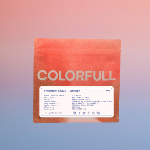 Photo of Colorfull - Strawberry Coulis Espresso ( ) [ Colorfull Coffee ] [ Coffee ]