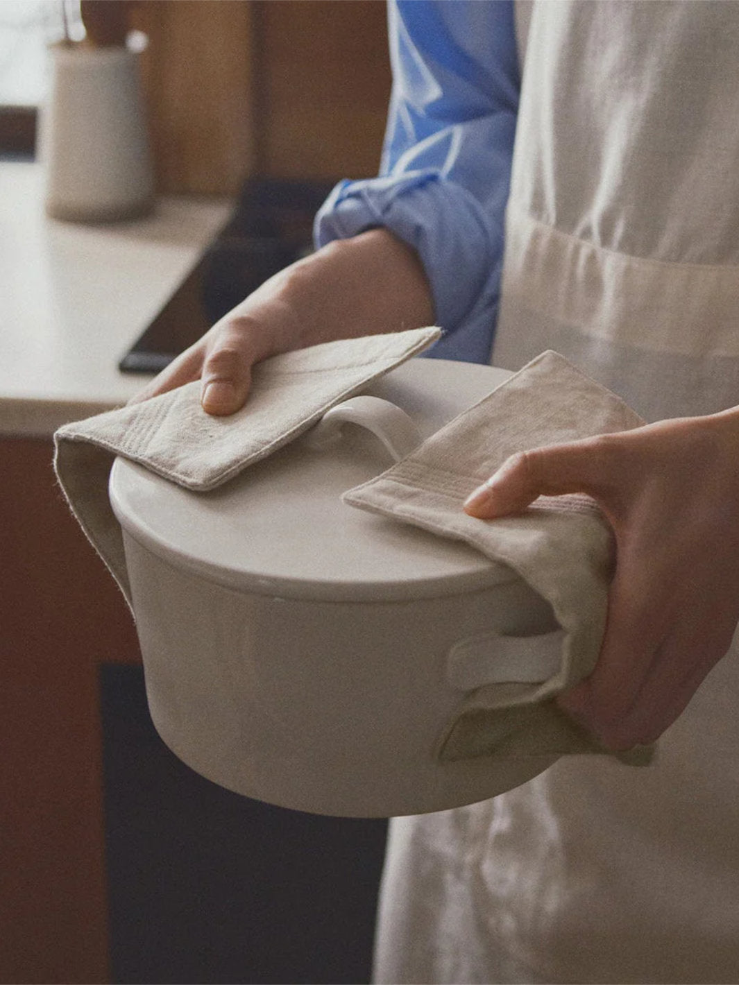 KINTO FUTO Pot Holder ALI (200x130mm/9.06x5.12in)