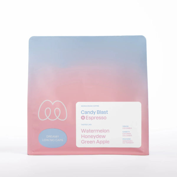 Photo of Monogram - Candy Blast Decaf Espresso ( Default Title ) [ Monogram ] [ Coffee ]
