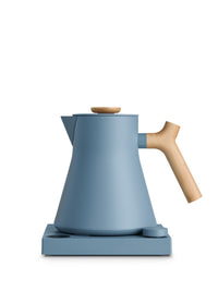 Photo of FELLOW Corvo EKG Pro Electric Kettle (120V) ( Hazy Blue + Maple Pro ) [ Fellow ] [ Kettles ]