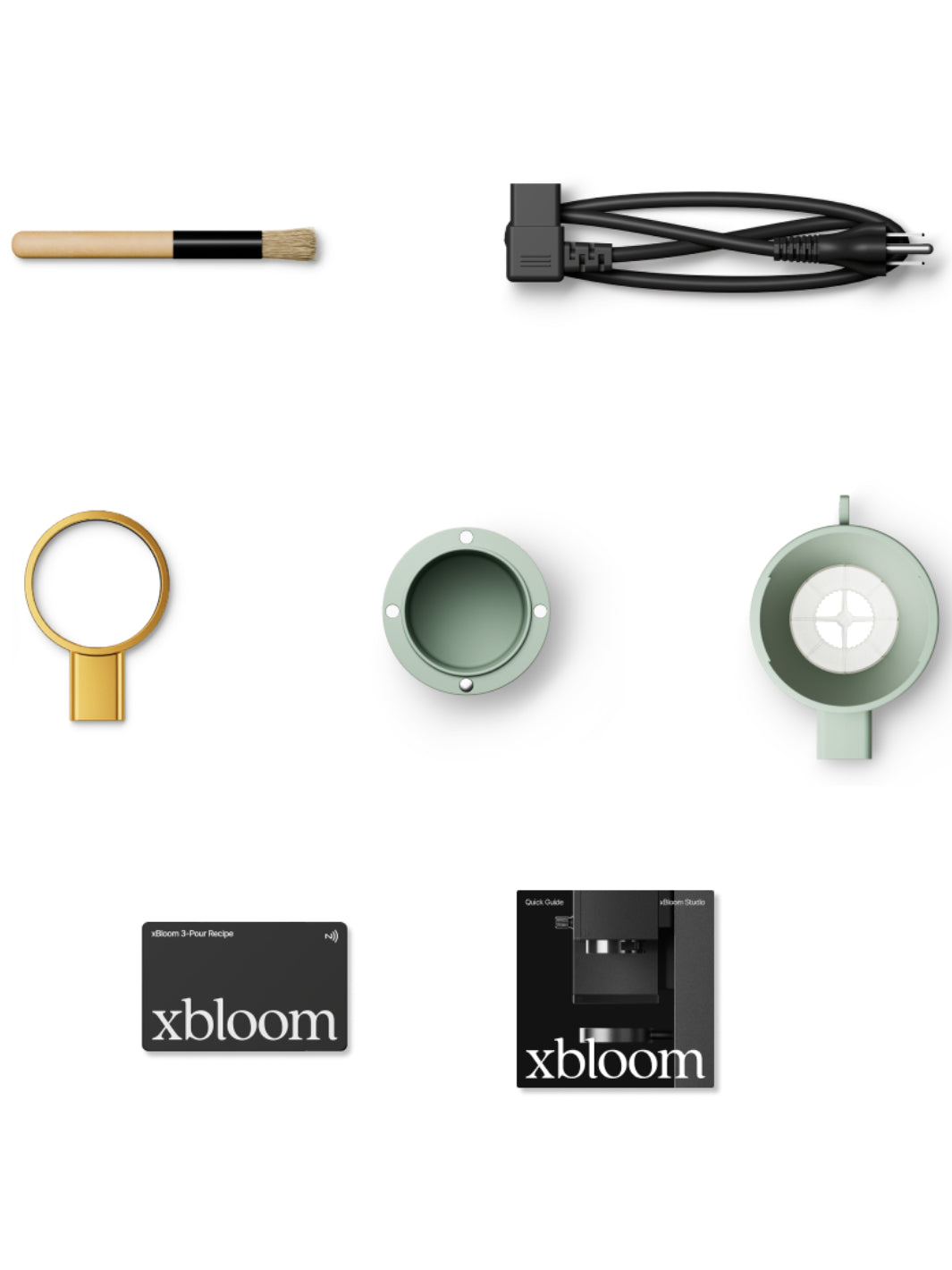 xBloom Studio Coffee Maker (120V) (Sage Green and Gold) (Damaged Box)