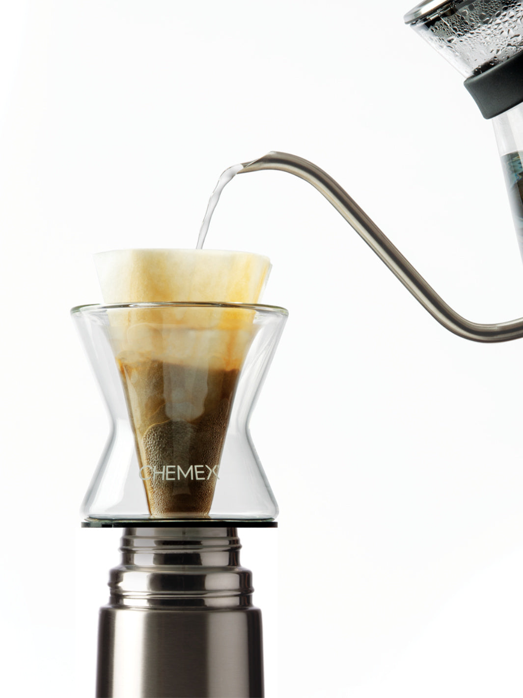 CHEMEX® Funnex Single Serve Pourover Brewer