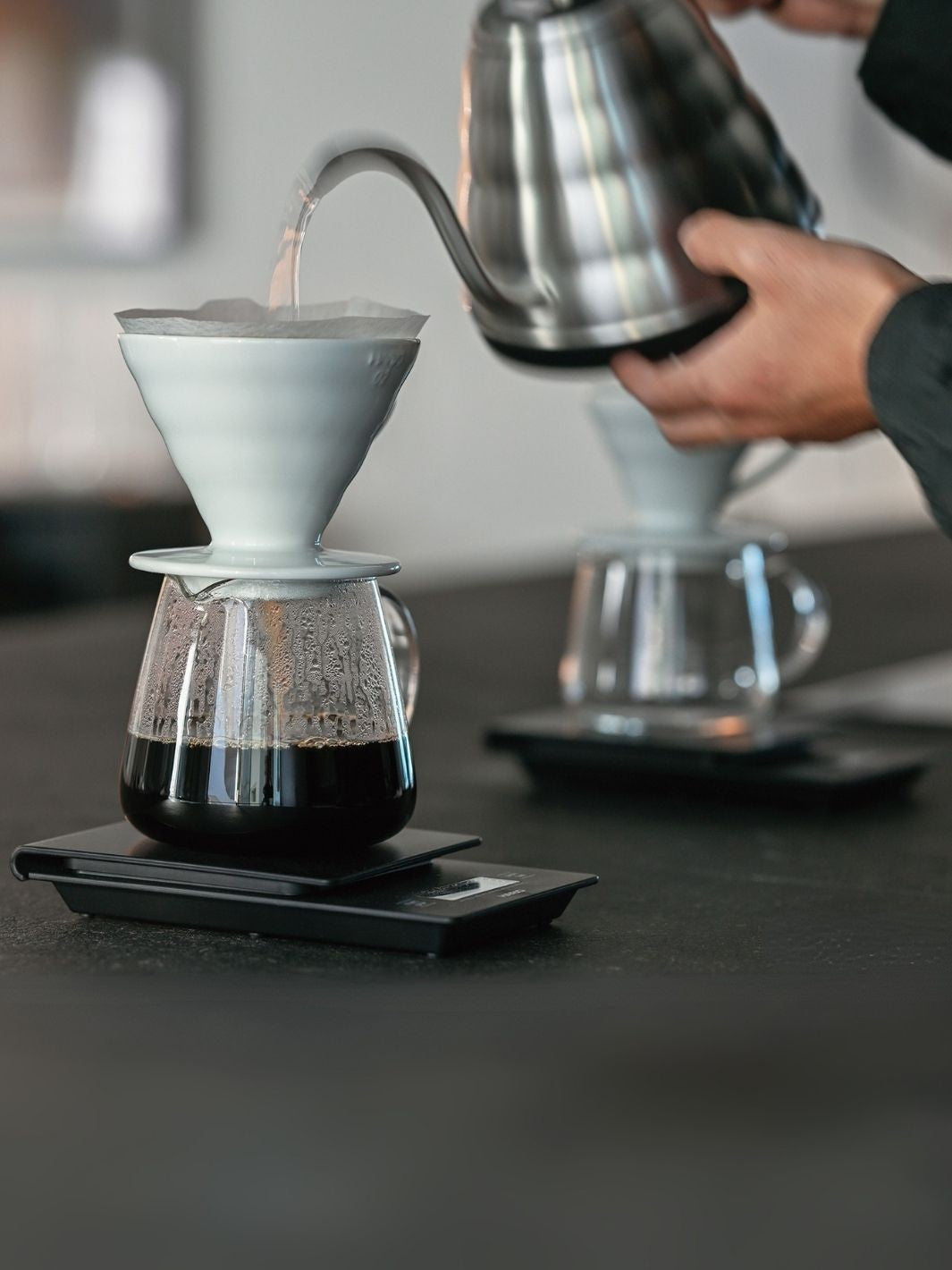 HARIO V60 Barista Server (600ml/20.29oz) (Clear)