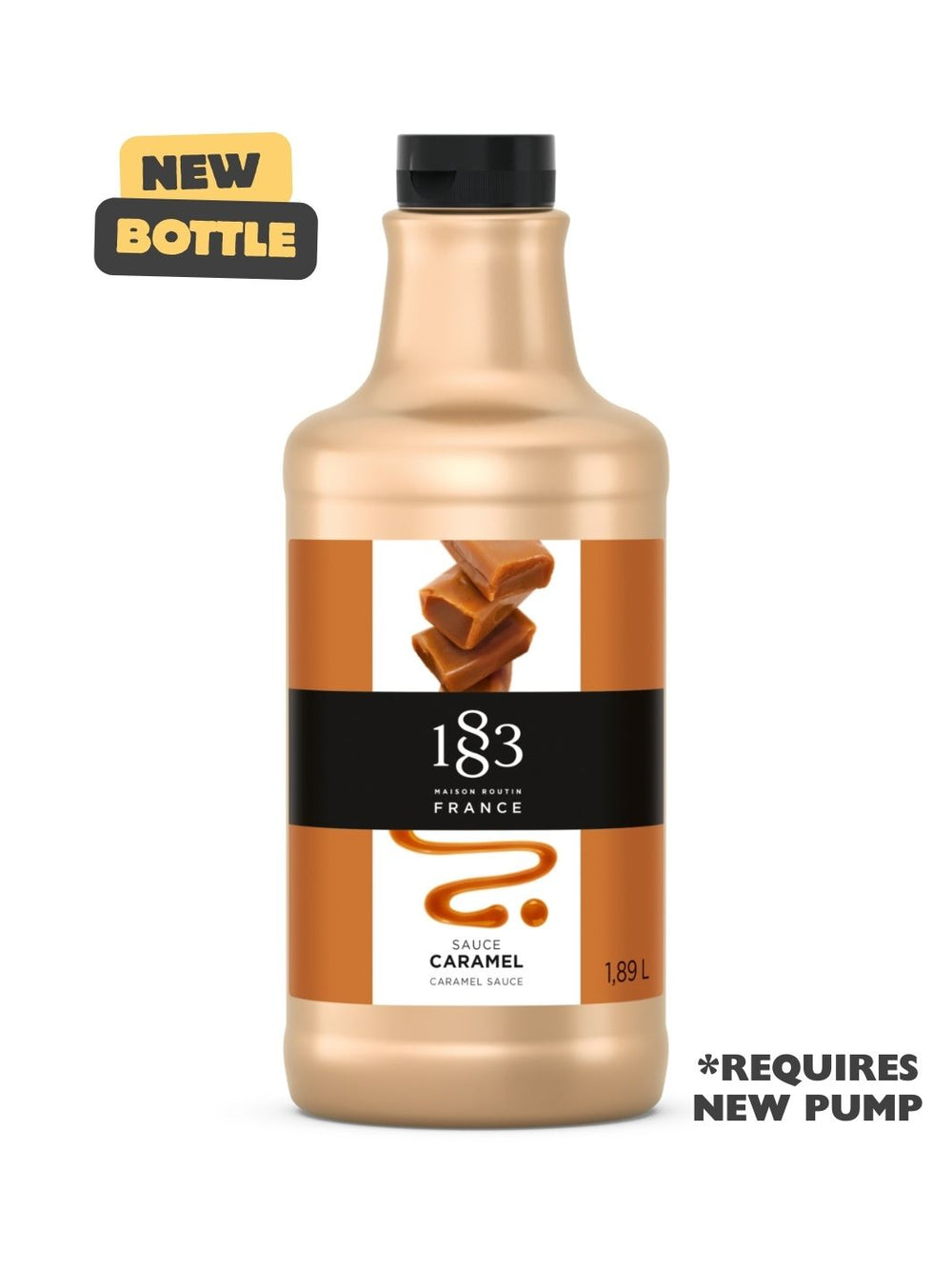 Photo of 1883 Caramel Sauce (1890ml/63.9oz) ( Single Bottle ) [ 1883 ] [ Sauce ]
