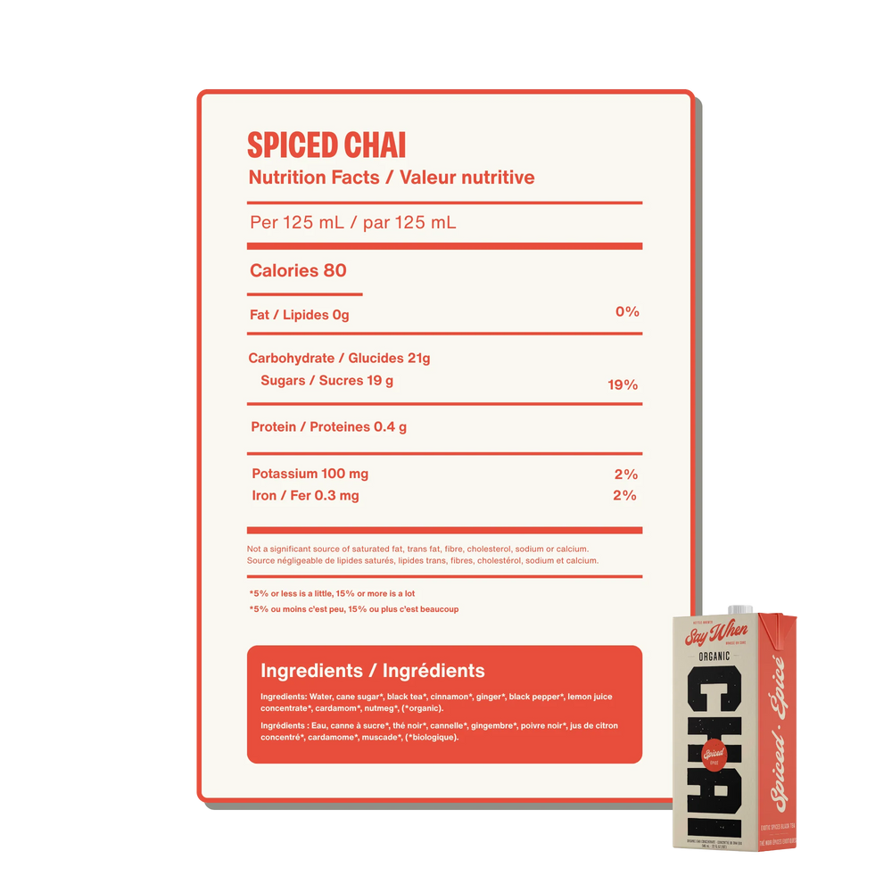 Photo of SAY WHEN Organic Spiced Chai Concentrate ( ) [ Say When ] [ Drink Concentrate ]