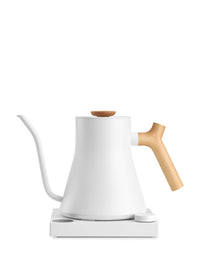Photo of FELLOW Stagg EKG Pro Electric Pour-Over Kettle (120V) ( Matte White + Maple Pro ) [ Fellow ] [ Kettles ]