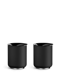 Photo of FELLOW Rocky Lowball Tumbler Set (296ml/10oz) (2-Pack) ( Matte Black ) [ Fellow ] [ Reusable Cups ]