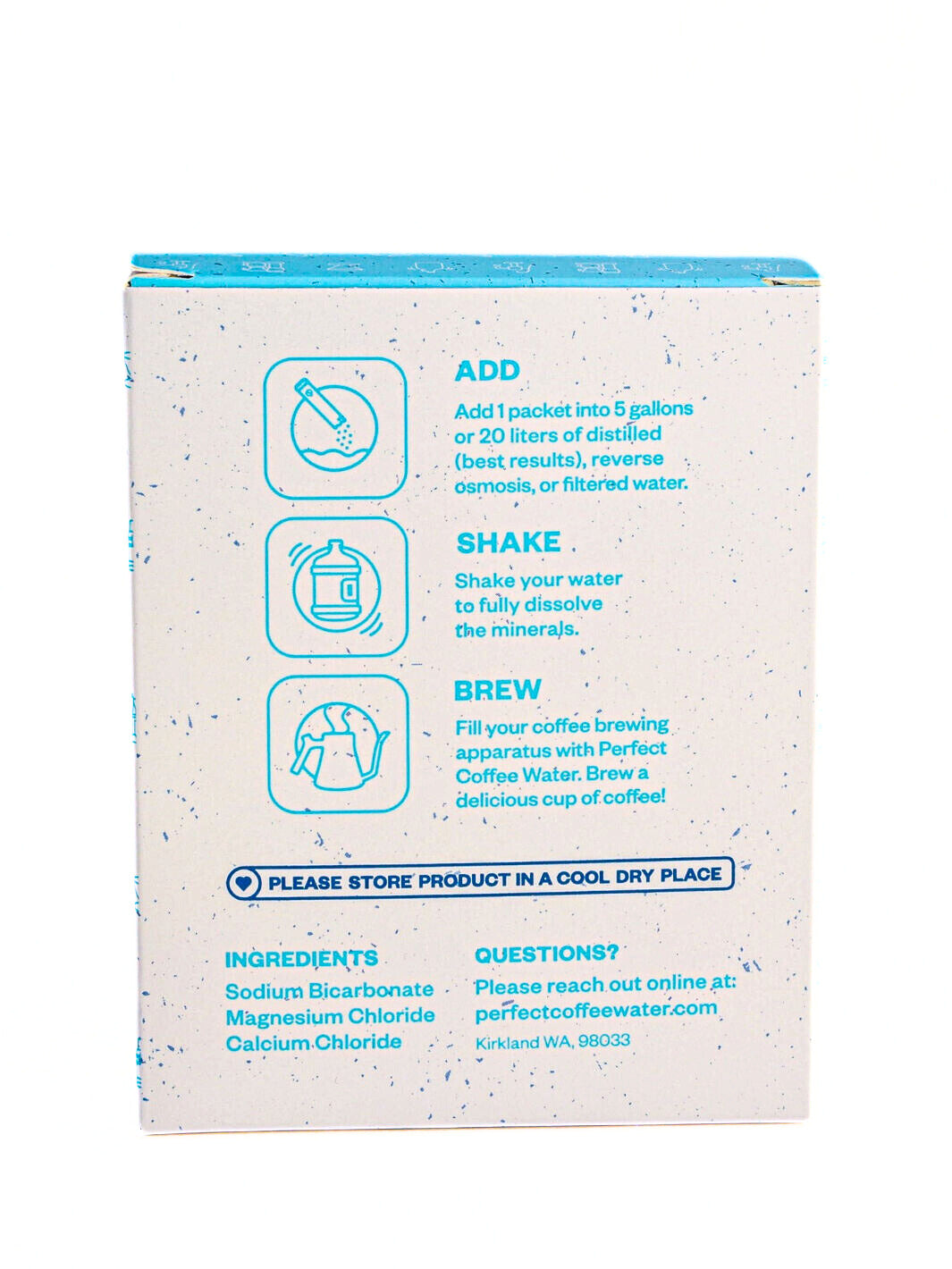 PERFECT COFFEE WATER Mineral Packets (5 Gallon)