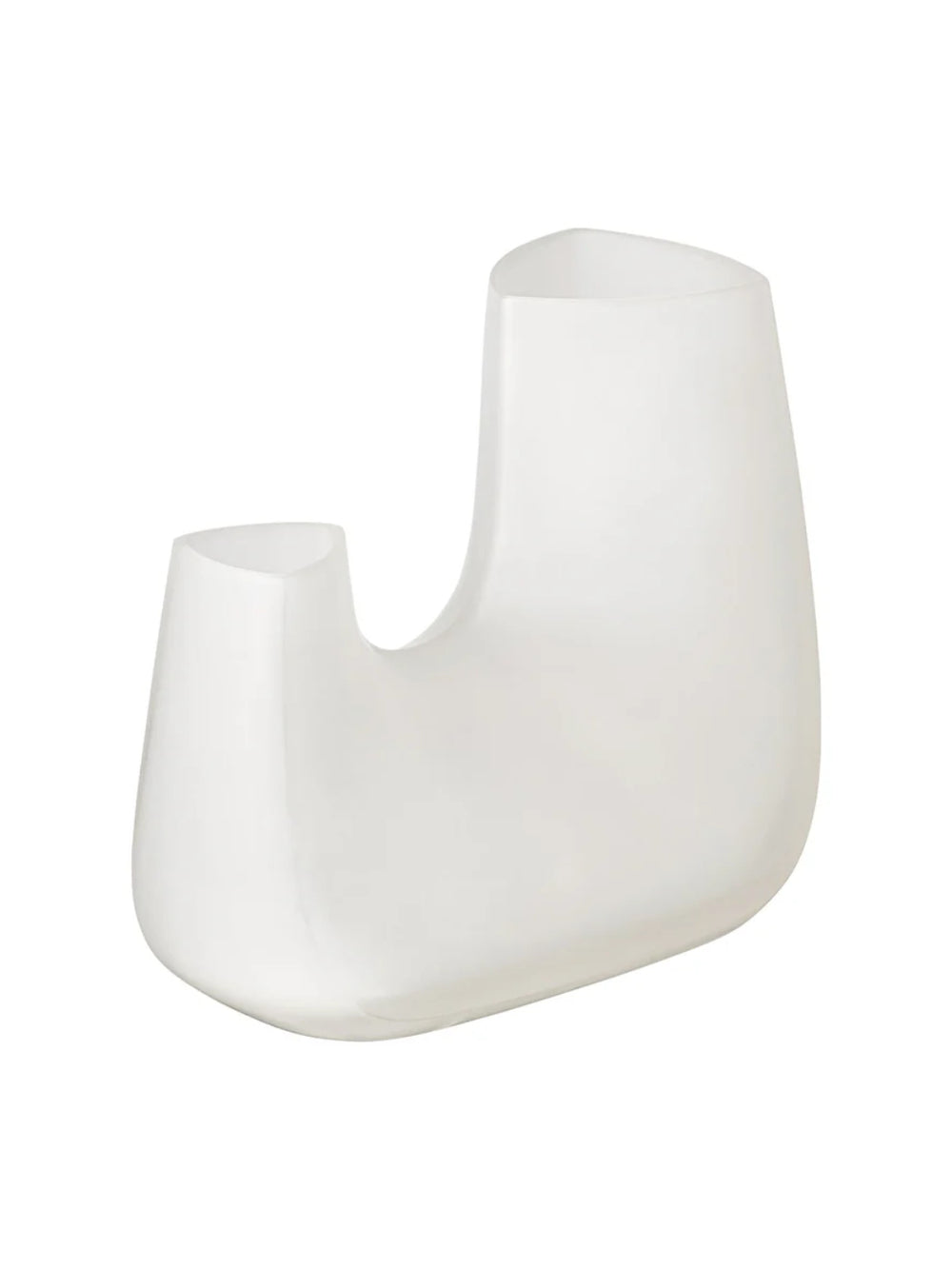 Photo of KINTO TRE Vase (200x120x175mm/7.9x4.7x6.9in) ( Frost ) [ KINTO ] [ Vases ]