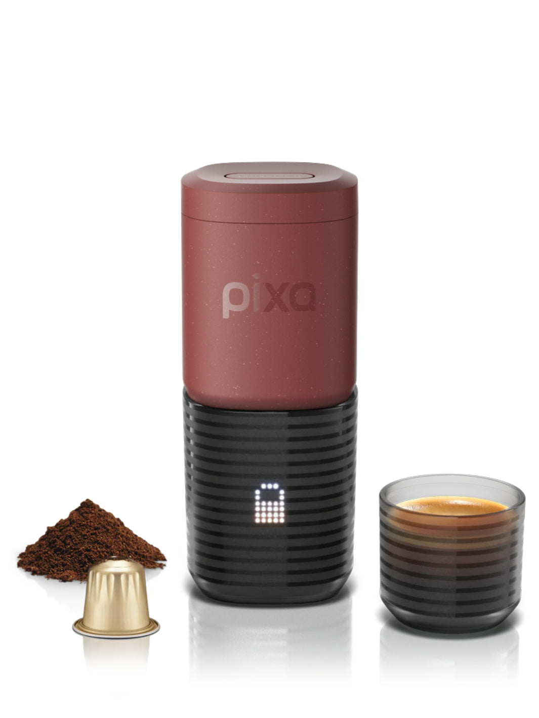 WACACO Pixapresso (Tuscan Red) (Damaged Box)