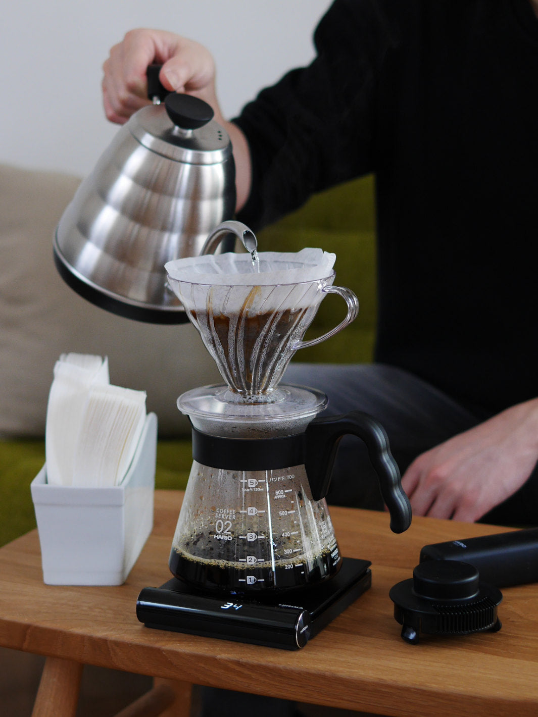 HARIO V60-02 Coffee Server (700ml/24oz)