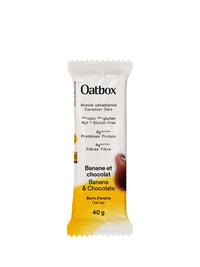 Photo of OATBOX Banana & Chocolate Soft Bar (40g/1.4oz) ( ) [ Oatbox ] [ Snacks ]