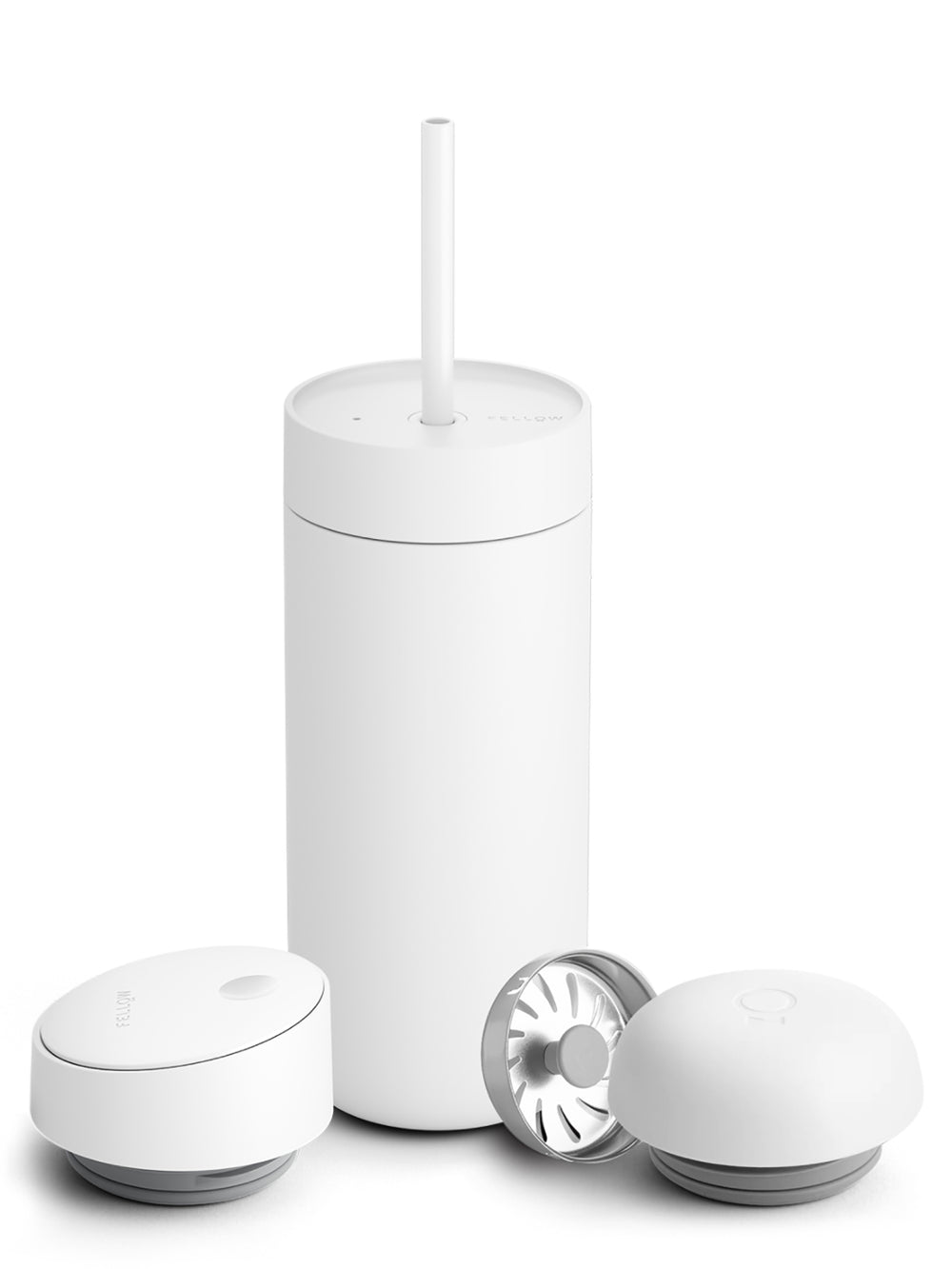 Photo of FELLOW Carter 3-in-1 Sip System (474ml/16oz) ( Matte White ) [ Fellow ] [ Reusable Cups ]