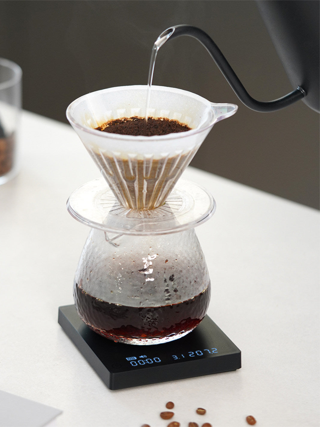 TIMEMORE Black Mirror Mini Coffee Scale (Black) (Lightly Used)