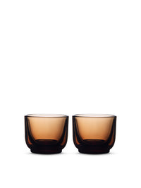 Photo of FELLOW Pirch Espresso Glass (88ml/3oz) ( Amber 2-Pack ) [ Fellow ] [ Coffee Glasses ]