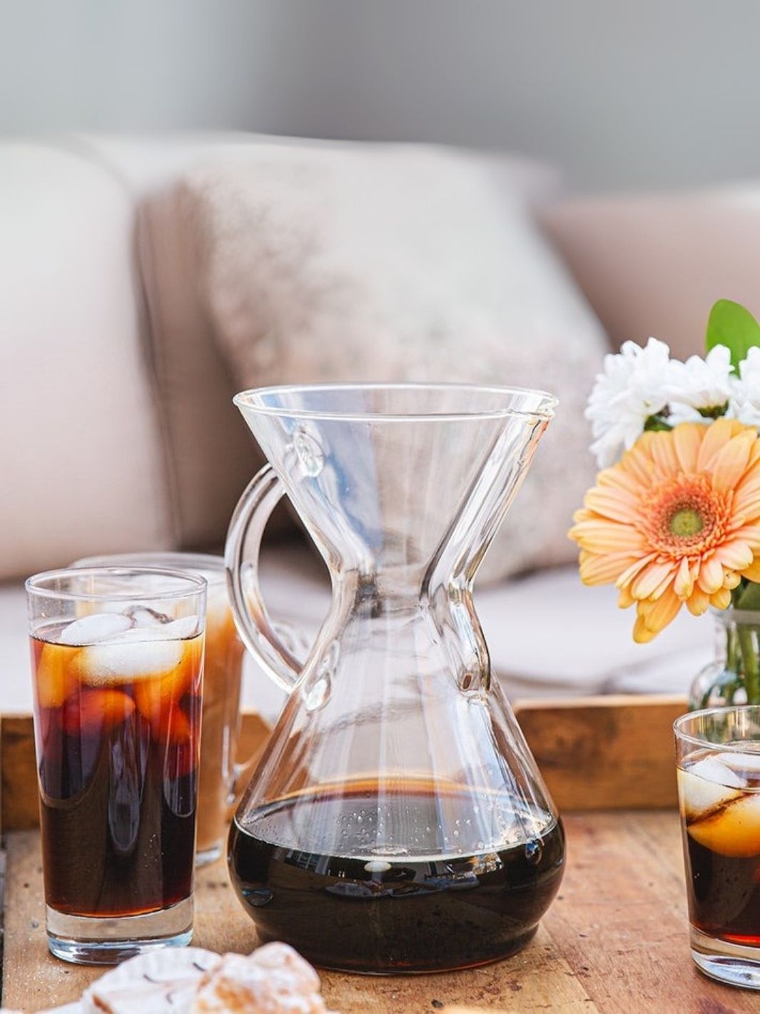 CHEMEX® Ten Cup Glass Handle