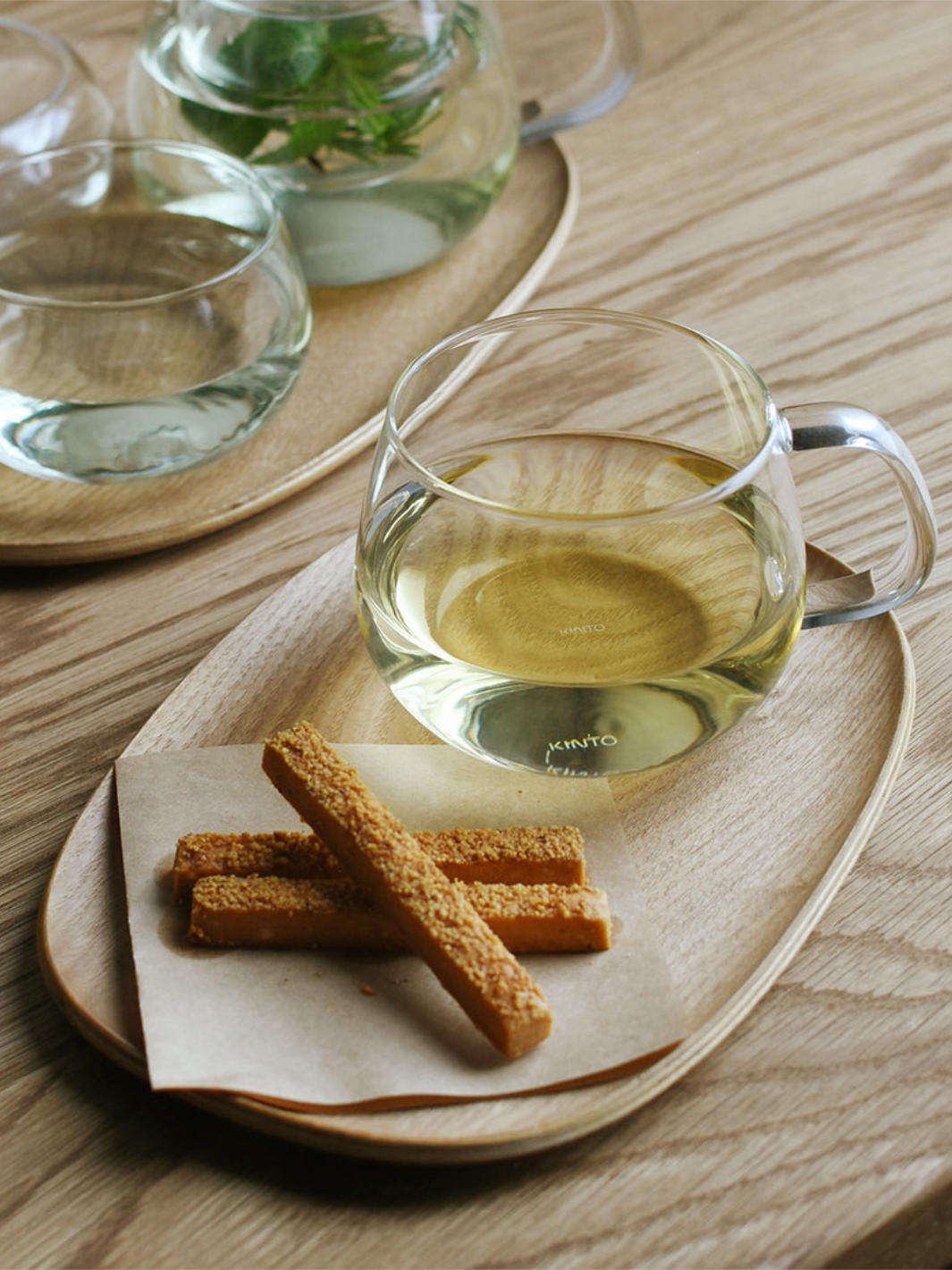 KINTO UNITEA Cup and Willow Tray (210x145mm/8.4x5.8in)