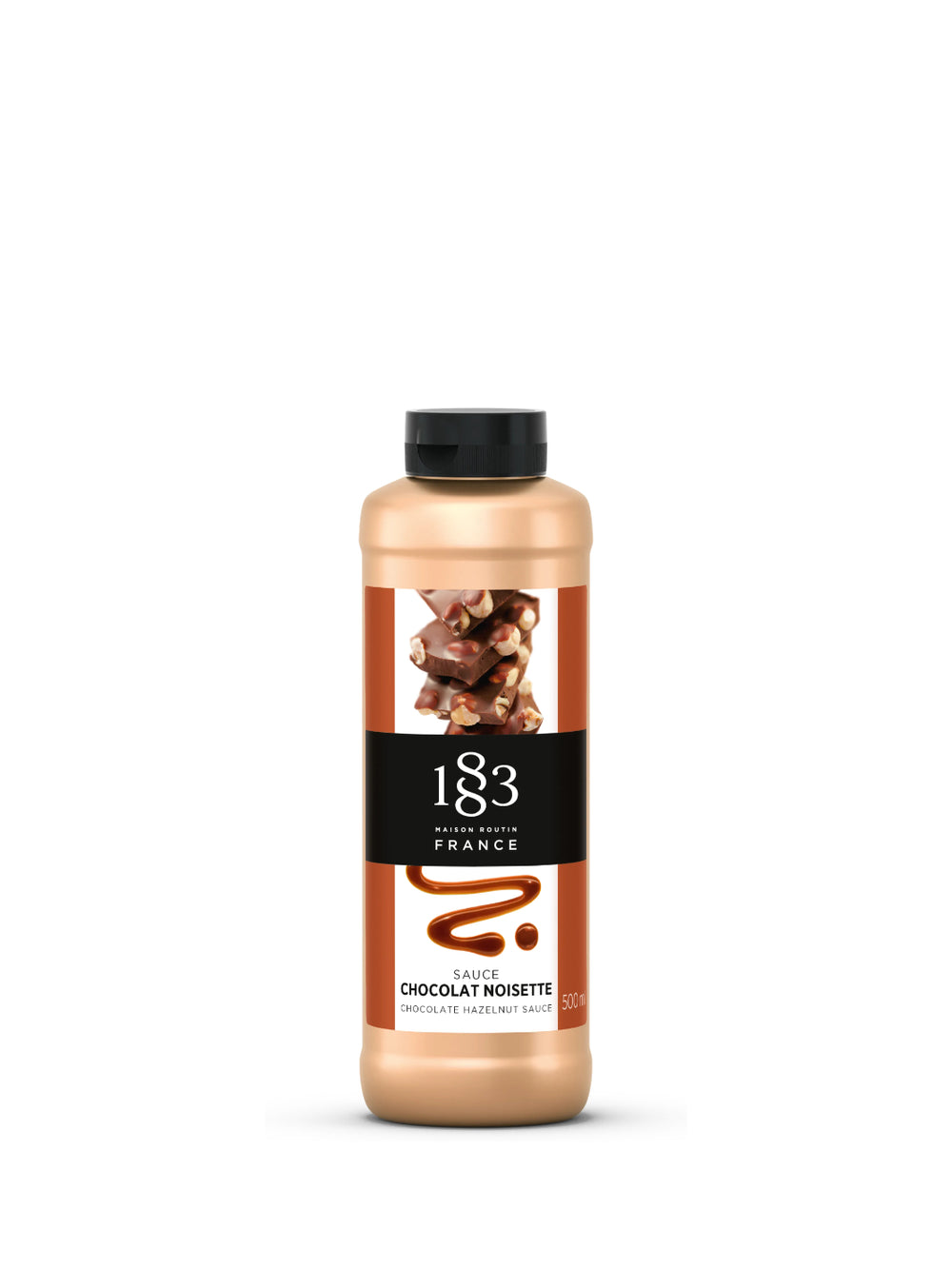 Photo of 1883 Chocolate Hazelnut Sauce Squeeze Bottle (500ml/16.9oz) ( Single Bottle ) [ 1883 ] [ Sauce ]