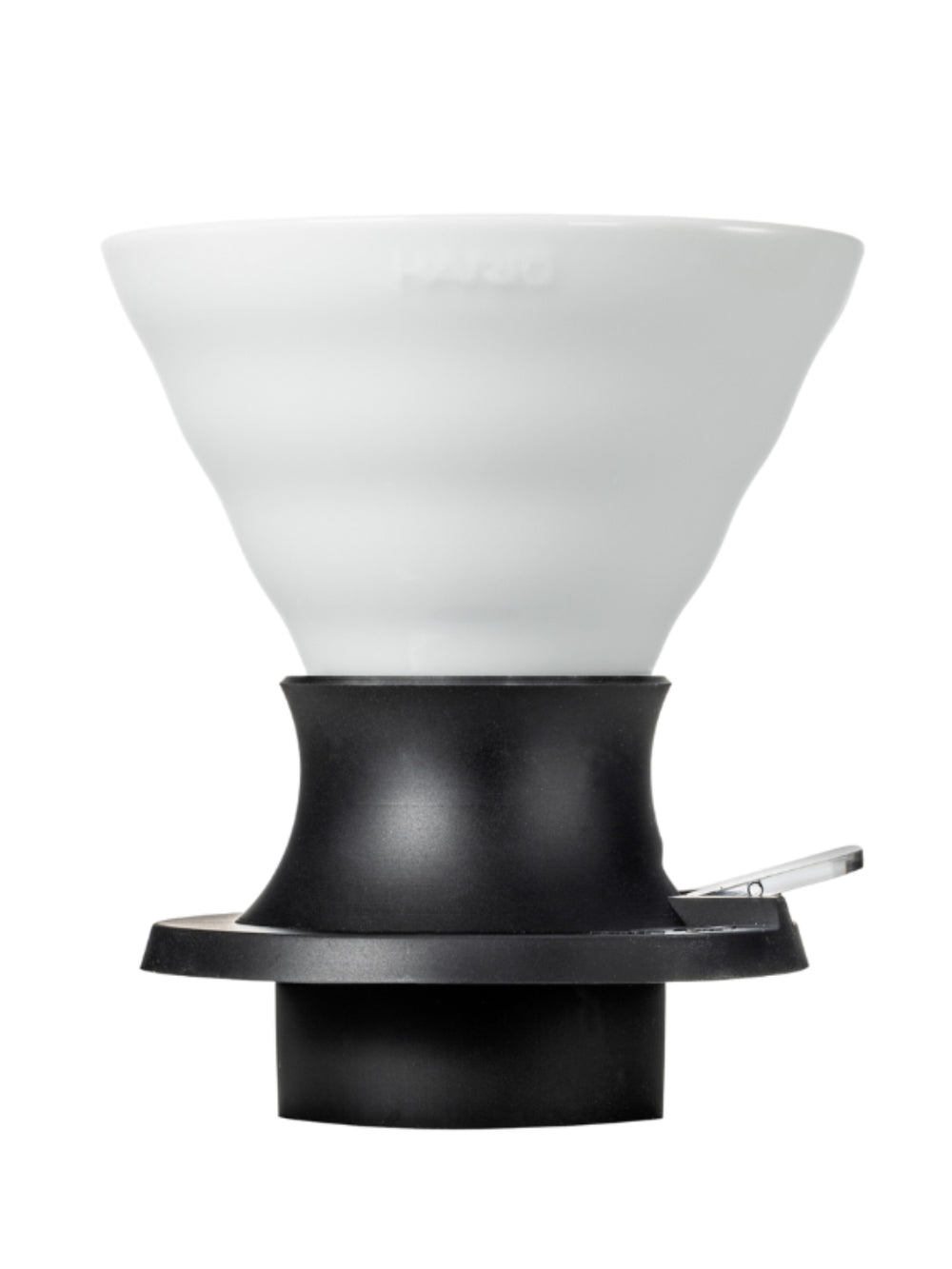 Photo of HARIO V60-02 SWITCH Immersion Dripper (200ml/6.76oz) (Ceramic) ( White ) [ HARIO ] [ Steep and Release Brewers ]