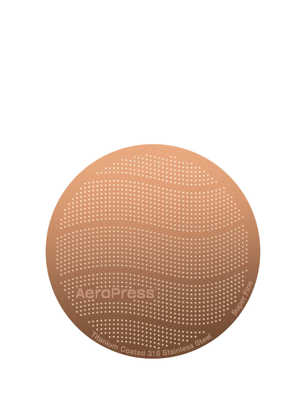 AeroPress Gold Tone Reusable Filter (Titanium-Coated)
