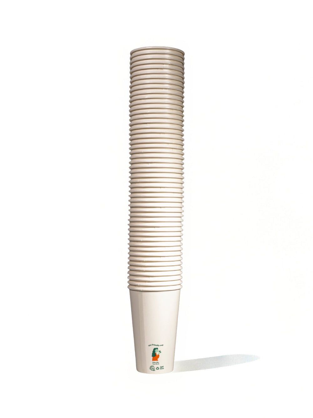 Photo of LITTLE GREEN PANDA Home Compostable Cold Cup (1000-Pack) (White) ( ) [ Little Green Panda ] [ Single Use Cups ]