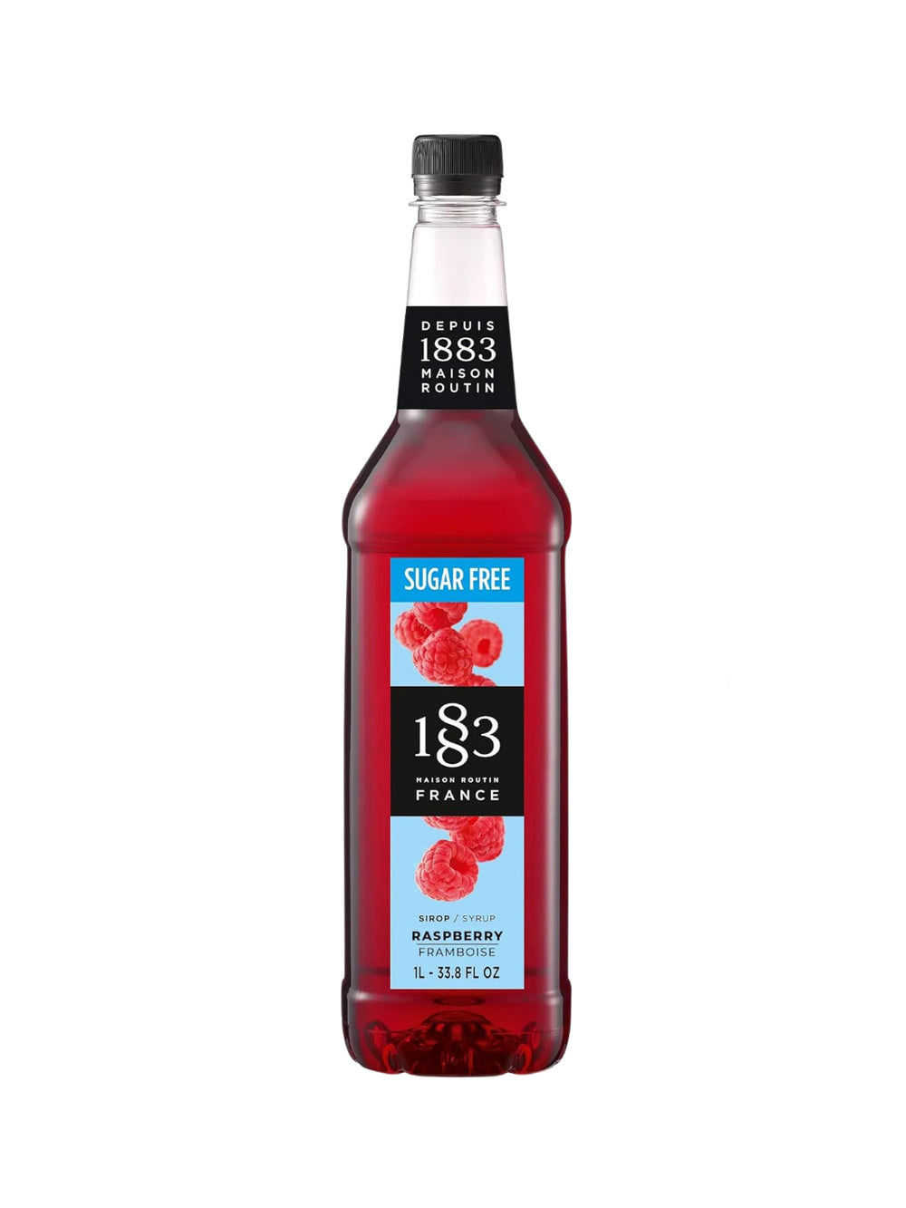 Photo of 1883 Sugar Free Raspberry Syrup (1000ml/33.8oz) ( Single Bottle ) [ 1883 ] [ Syrup ]
