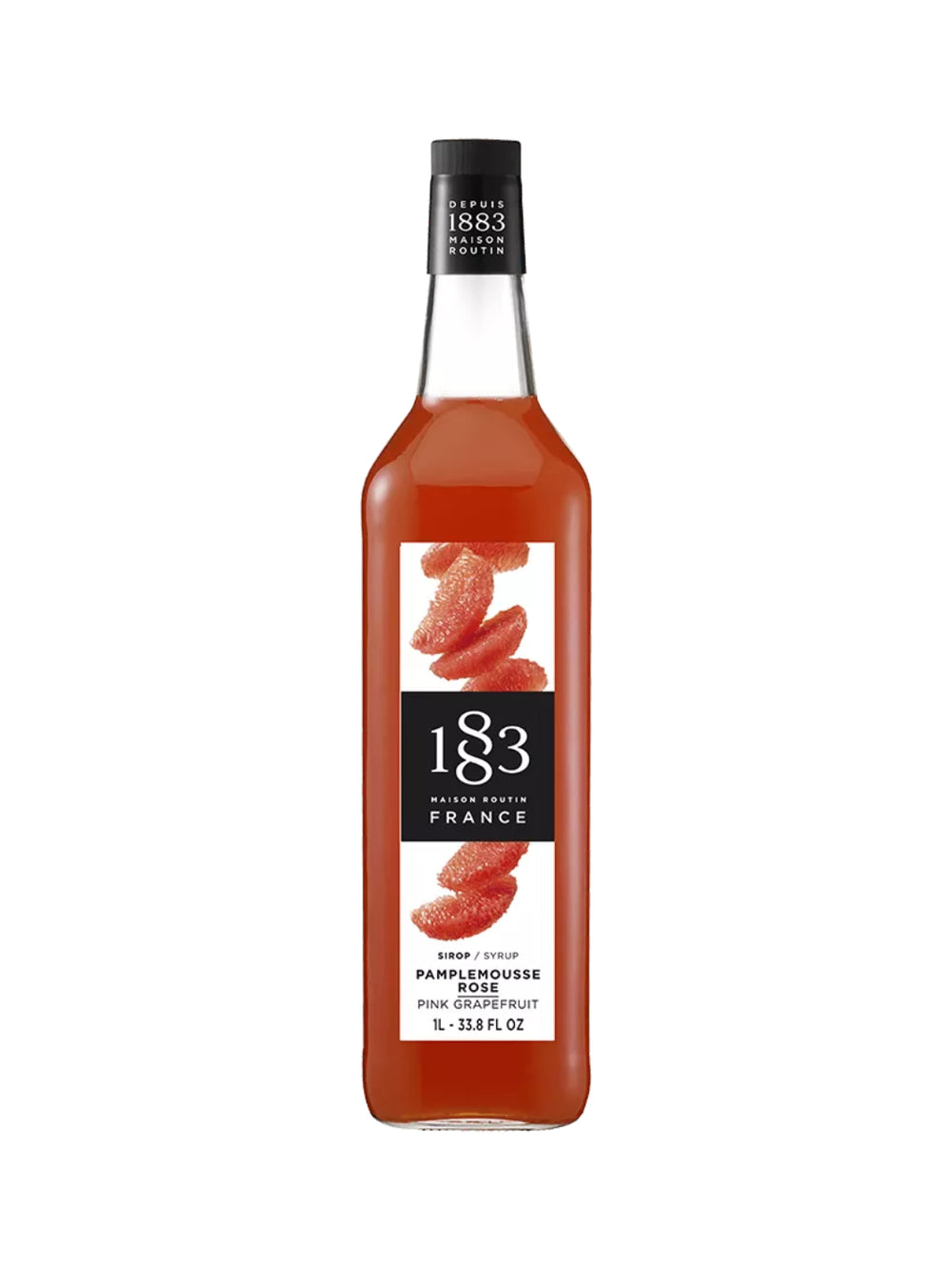Photo of 1883 Pink Grapefruit Syrup (1000ml/33.8oz) ( Single Bottle ) [ 1883 ] [ Syrup ]