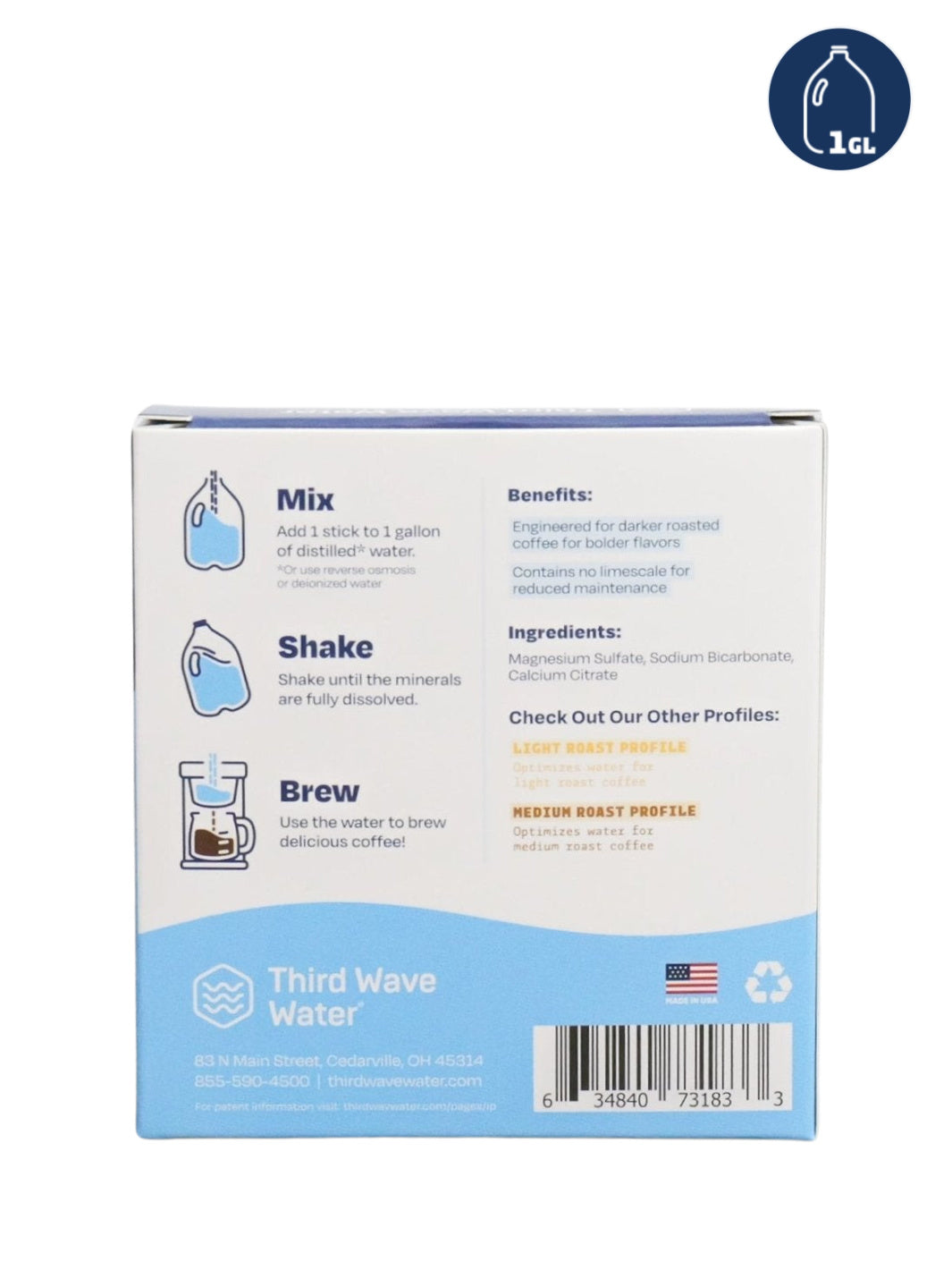 THIRD WAVE WATER Dark Roast Profile Sachets