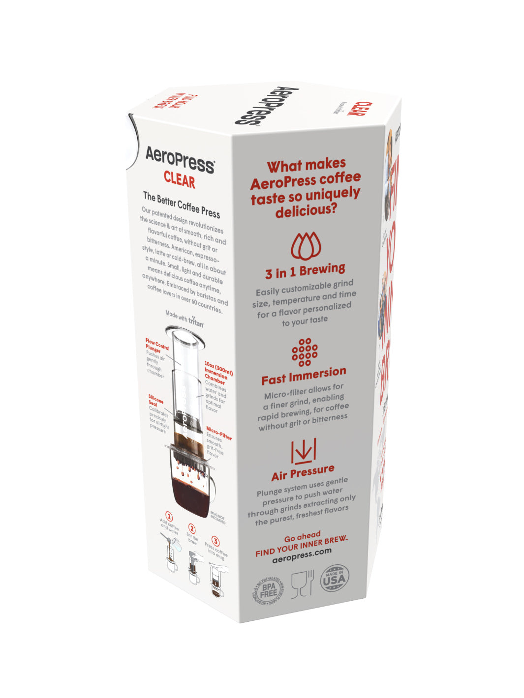 AeroPress Clear Coffee Maker (Open Box)