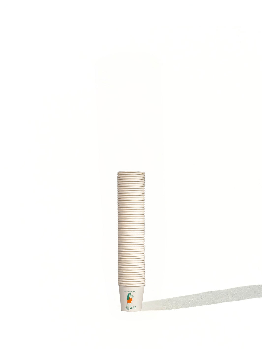 LITTLE GREEN PANDA Home Compostable Paper Cup (1000-Pack) (White)