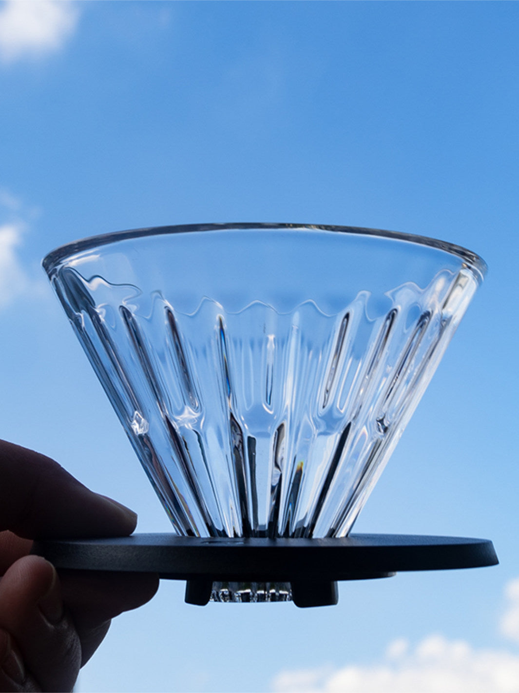 TIMEMORE Crystal Eye Glass Dripper (w/ Holder)
