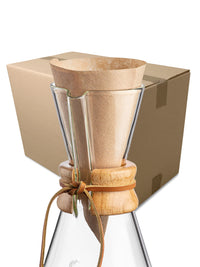Photo of CHEMEX® Natural Half Moon Filters (100-Pack) ( 12 Units (1 Case) ) [ Chemex ] [ Paper Filters ]