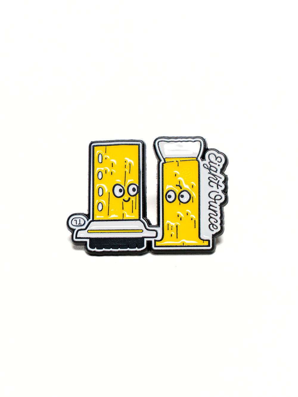 Photo of EIGHT OUNCE Brew Crew Pin ( AeroPress ) [ Eight Ounce Coffee ] [ Apparel, Pins and Posters ]