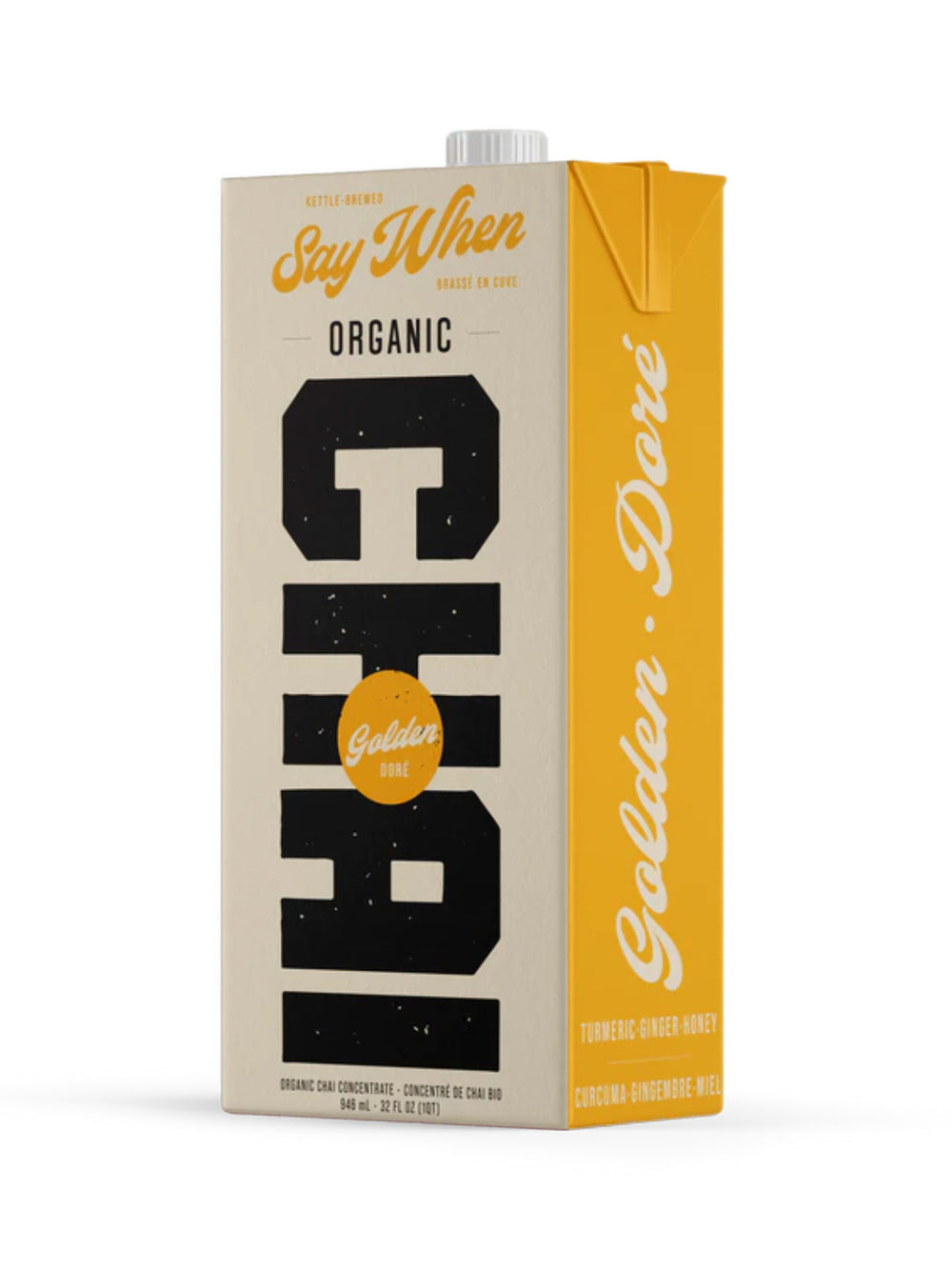 Photo of SAY WHEN Golden Chai Concentrate ( 1 Carton ) [ Say When ] [ Drink Concentrate ]