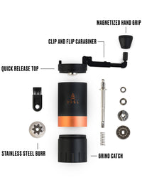 Photo of VSSL Java G45 Hand Grinder (Carbon) (Damaged Box) ( ) [ Yard Sale ] [ Yard Sale ]
