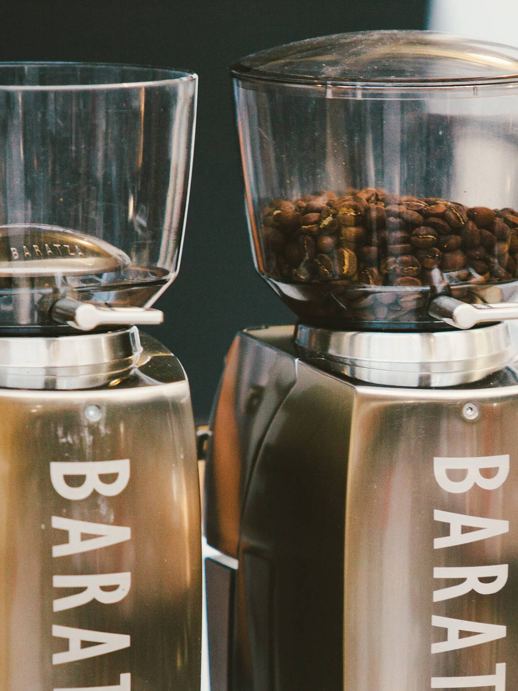 BARATZA Shut-Off Hopper for Flat Burr Grinders (includes lid)