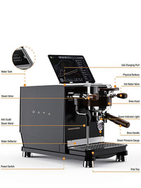 Photo of WENDOUGEE Data S Espresso Machine (120V) (Reservoir/Direct Plumb) ( ) [ Wendougee ] [ Espresso Machines ]
