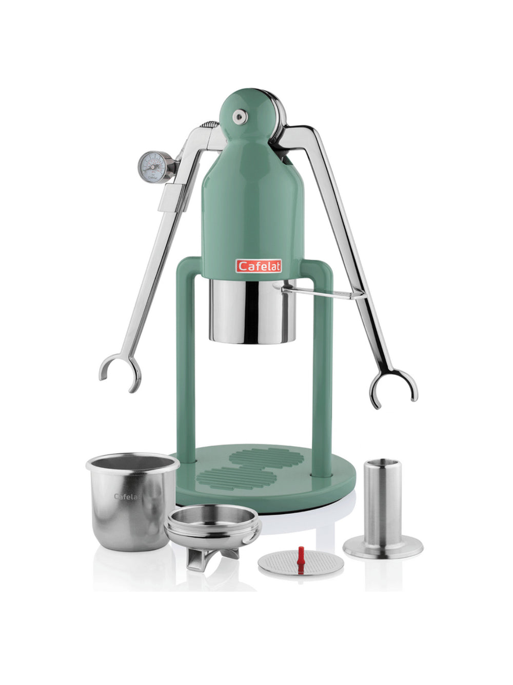 Photo of CAFELAT Robot Barista Espresso Maker (Retro Green) (Lightly Used) ( ) [ Yard Sale ] [ Yard Sale ]