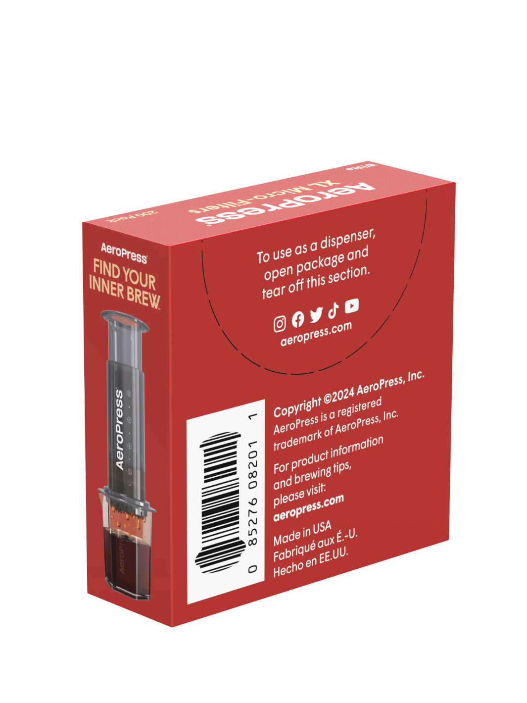 AeroPress XL Microfilters (200-Pack)